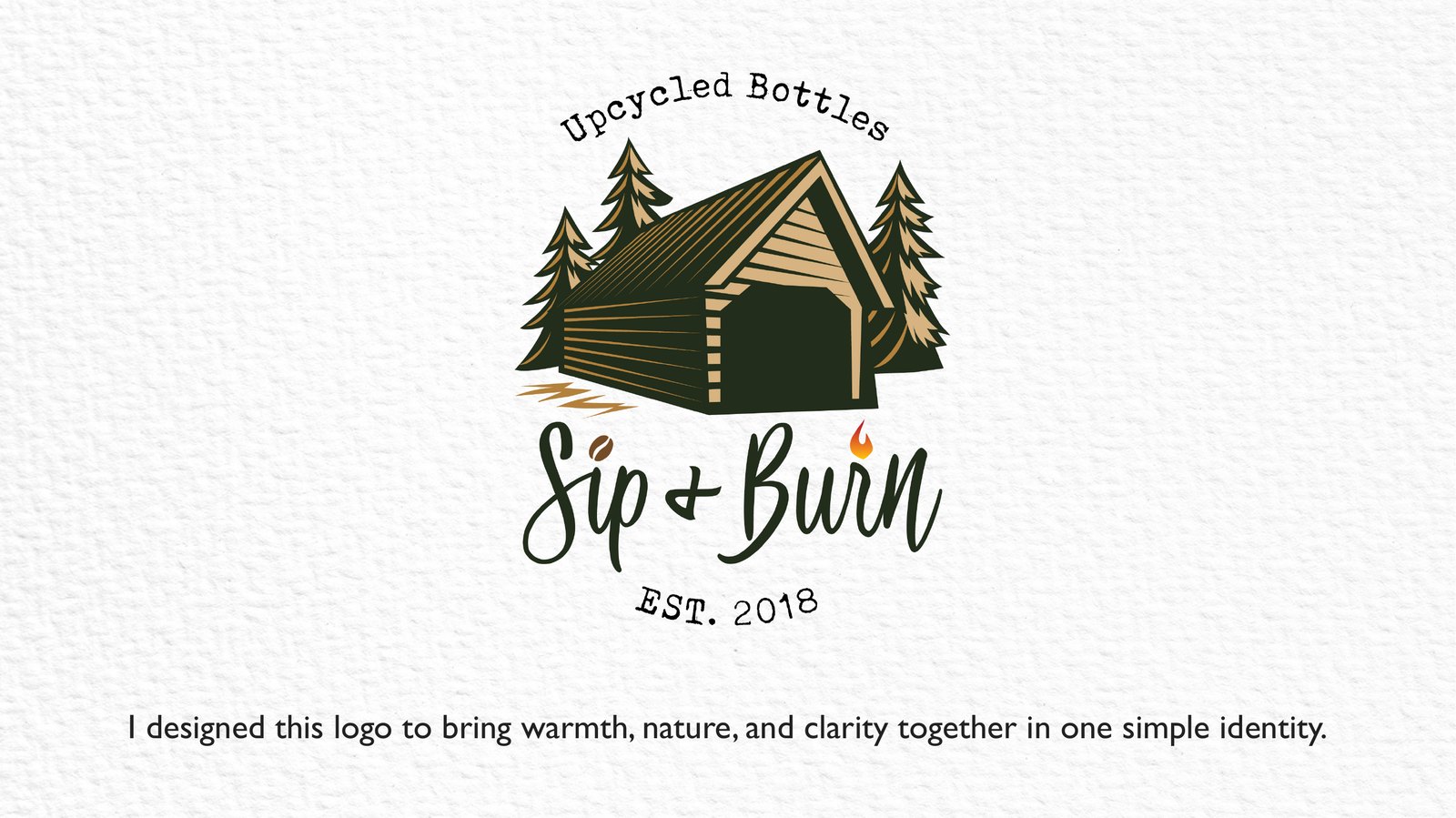 Sip and Burn logo case study