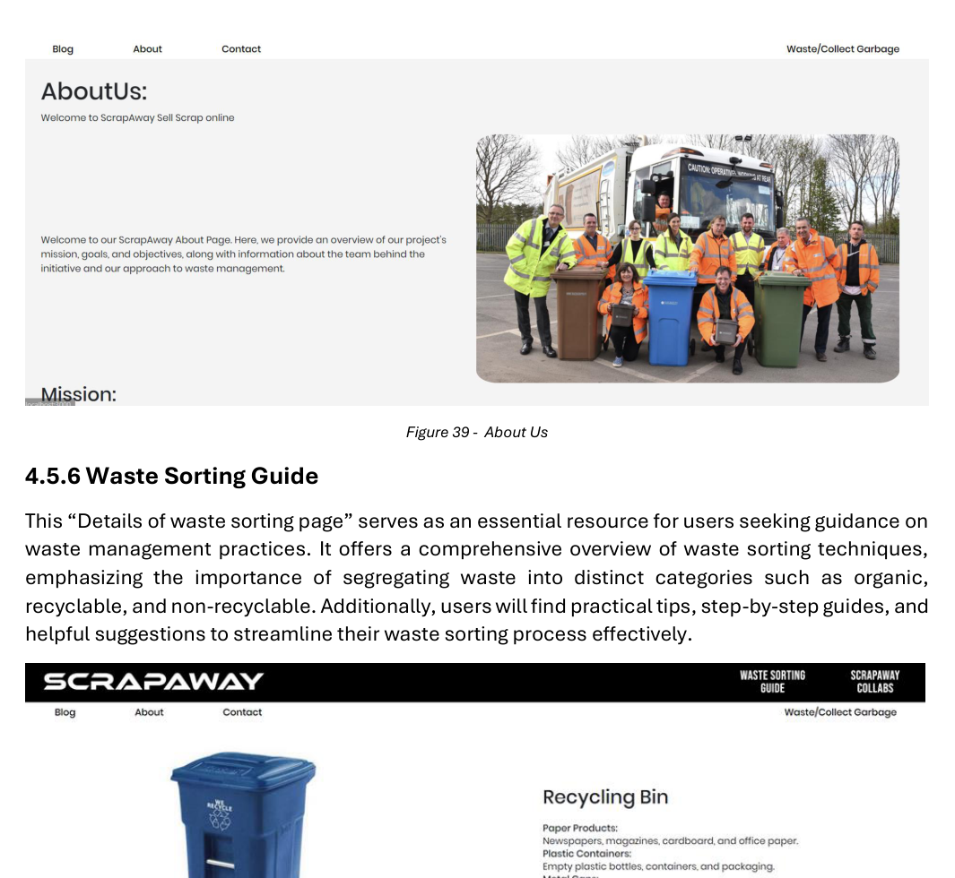 Waste sorting guide